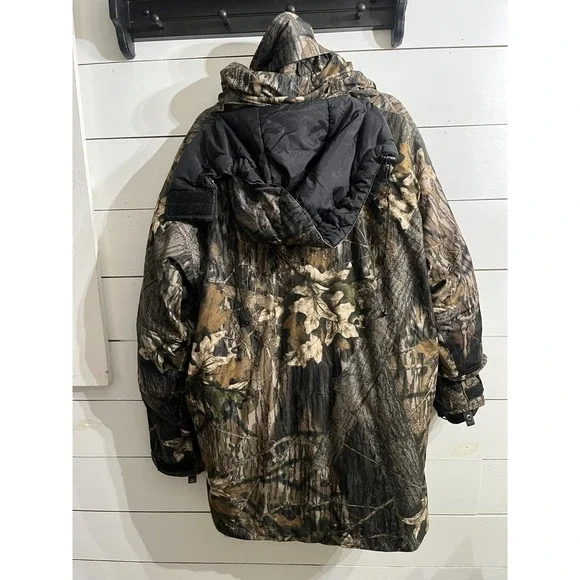 Camo Bear Creek Outfitters Coat Mens Large Heavy Duty Lined Hunting Outdoors XXL - Picture 2 of 16
